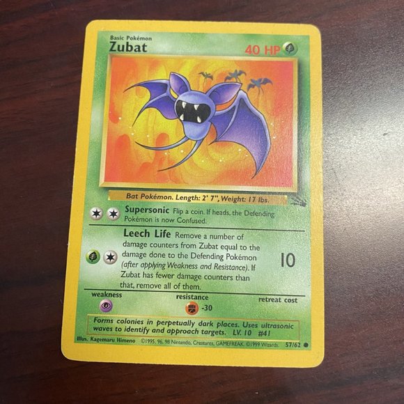 Pokemon Cards Zubat Golbat Sandslash Sandshrew - Picture 4 of 12